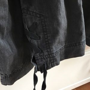 Brand new madewell black denim top